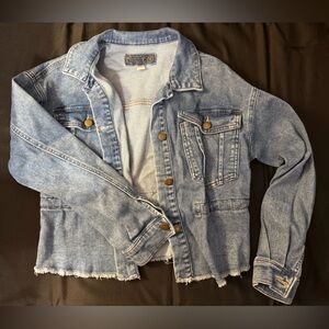 Maurices Light Blue Denim Jacket